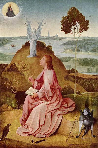 Hieronymus Bosch Saint John the Evangelist on Patmos.